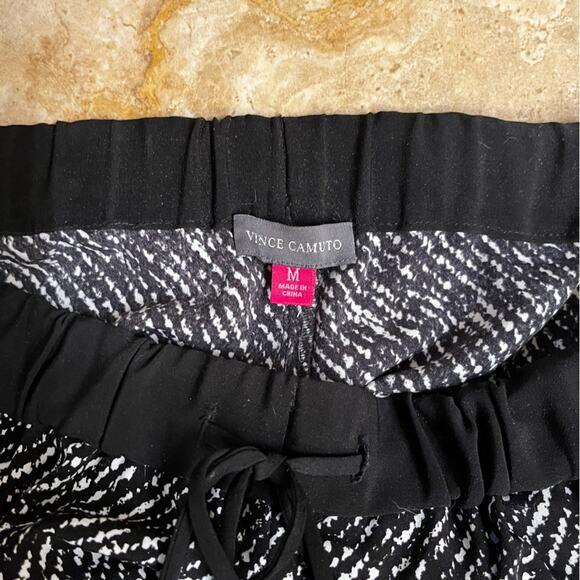 NEW Vince Camuto Tuxedo Striped Sporty Casual Two Tone Drawstring Straight Ankl… - Picture 10 of 13